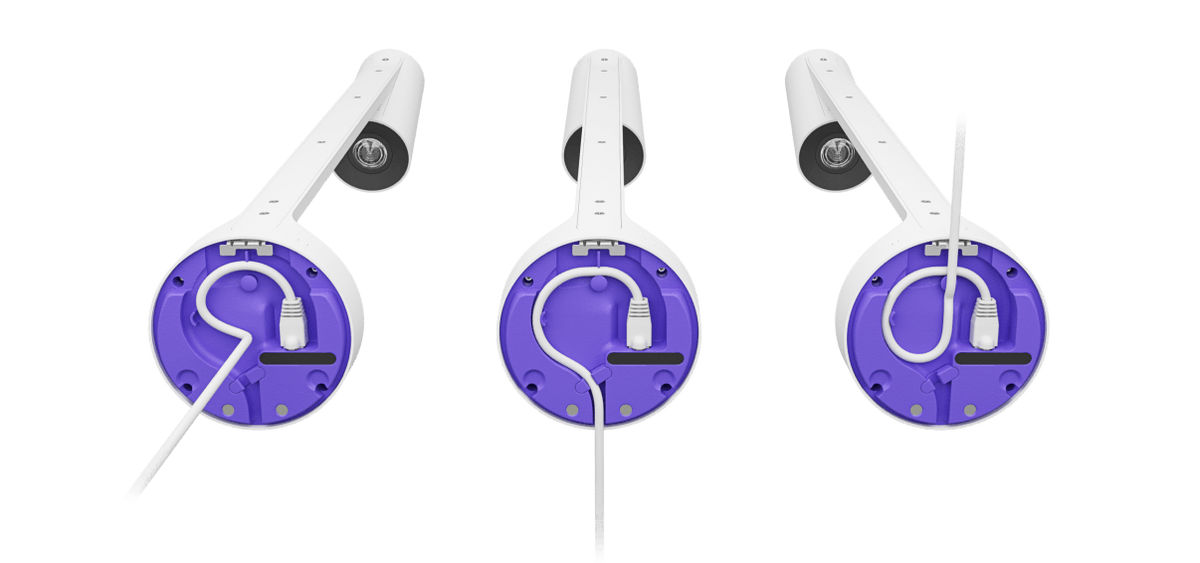 Logitech Scribe - cable management and connectivity view