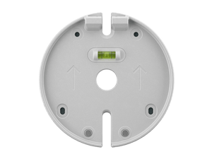 Logitech Scribe Glass Mount - mounting plate with screw holes and level