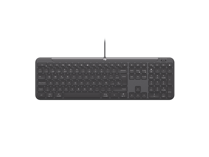 Wired Combo MK620 for Business Graphite - keyboard and mouse view