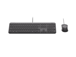 Wired Combo MK620 for Business Graphite - tilted top view