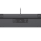 Logitech K620 for Business Graphite - bottom view showing cable exit and feet