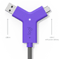 Logitech Swytch USB-A and USB-C connector blade with power delivery - connectivity view