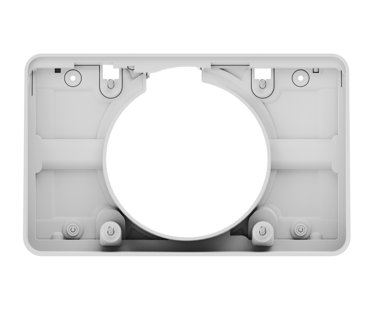 Logitech Tap Scheduler Angle Mount, off-white, mounting bracket view