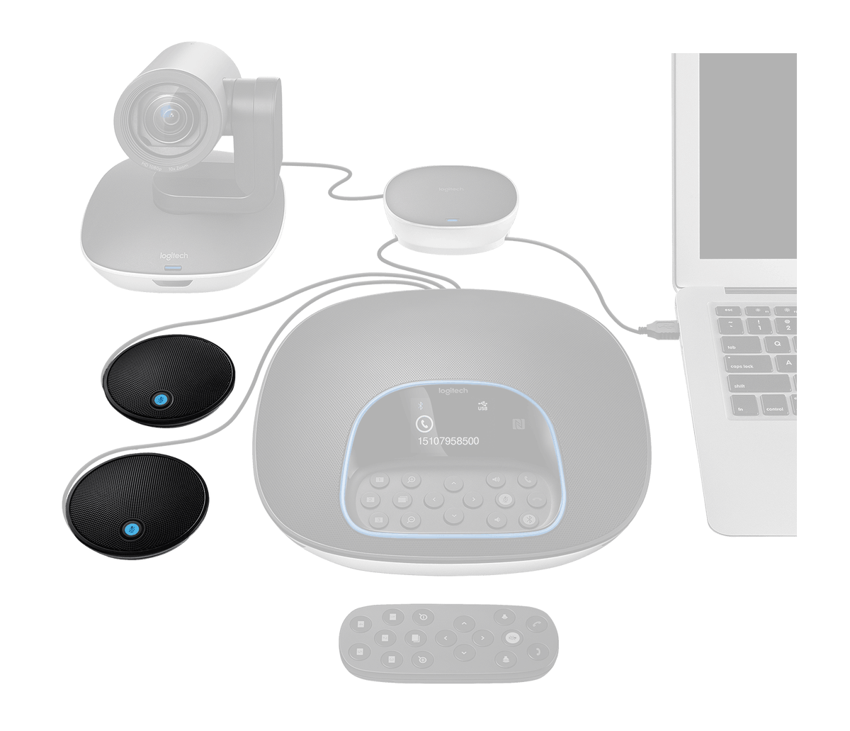 Logitech Group Expansion Microphones, alternate view