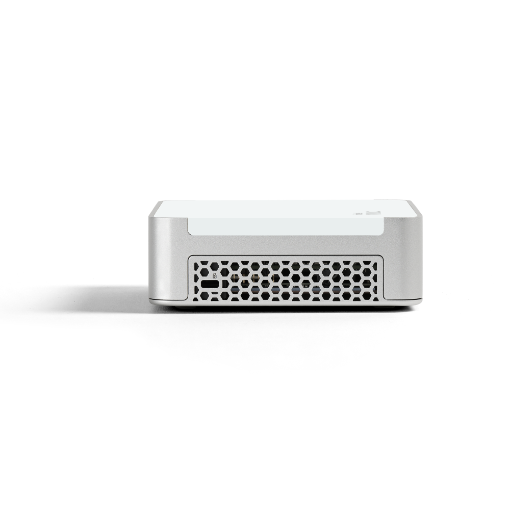 PC with MS Teams Rooms (ASUS Intel NUC mini PC) - side vent panel with Kensington lock slot