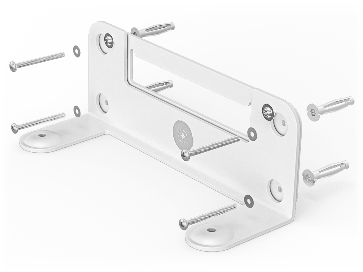 Wall Mount for Video Bars installed