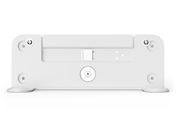 Wall Mount for Video Bars - close-up of twist-to-lock attachment mechanism