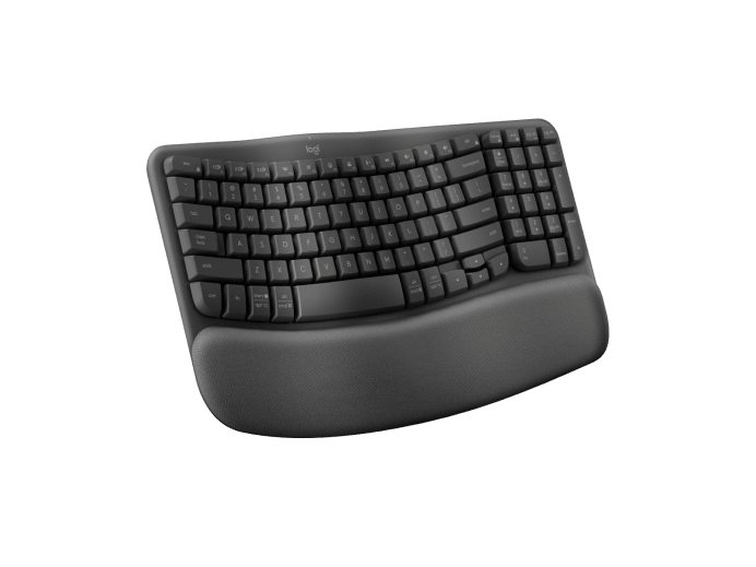 Logitech Wave Keys for Business Graphite - alternate angle view