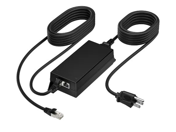 Poly PoE++ 65W 2.5G Adapter with 3.66m CAT6A Cable and Power Cord
