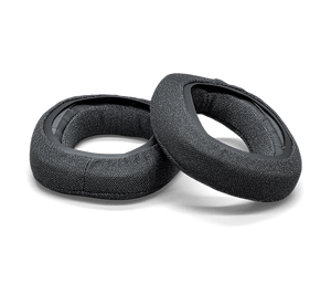 Zone Vibe Earpads Graphite Fabric - underside/attachment clip view