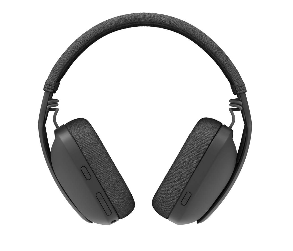 Logitech Zone Vibe Wireless headset, graphite, back view