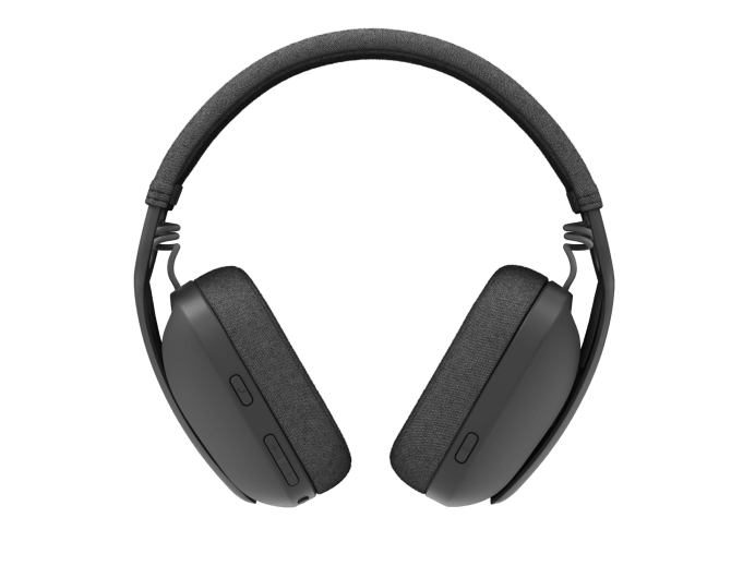 Logitech Zone Vibe Wireless headphones Graphite back view