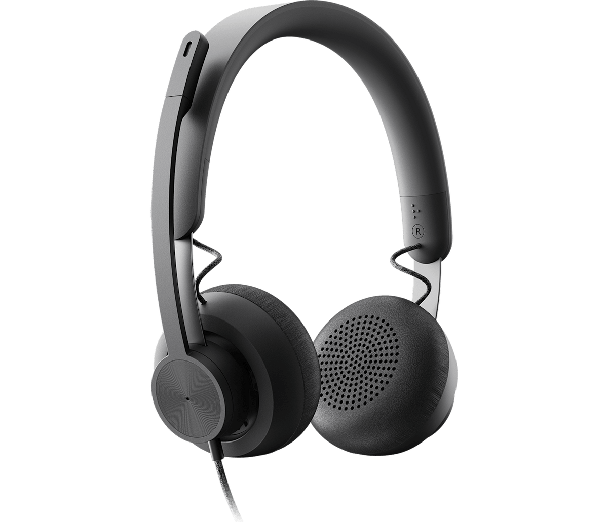 Logitech Zone Wired Headset - side angle view