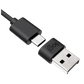Logitech Zone Wired Headset - USB-C connector plugging into USB-A adapter