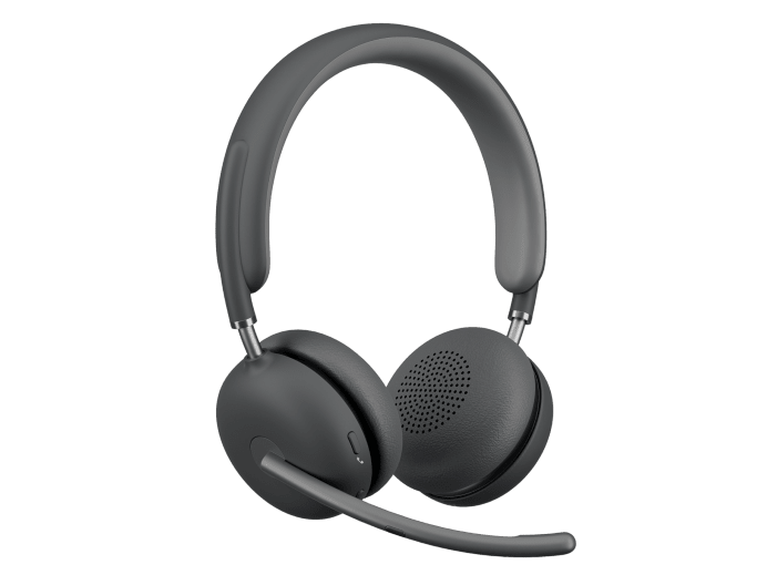 Zone Wireless 2 Graphite UC - side profile view