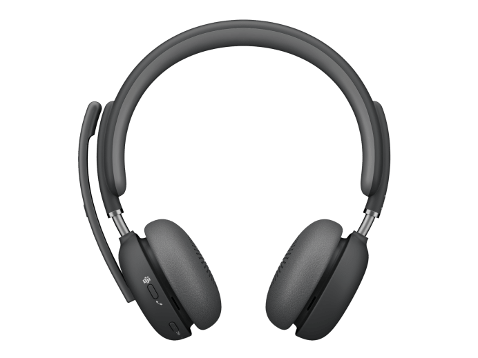 Logitech Zone Wireless 2 MS Teams - Graphite - side view